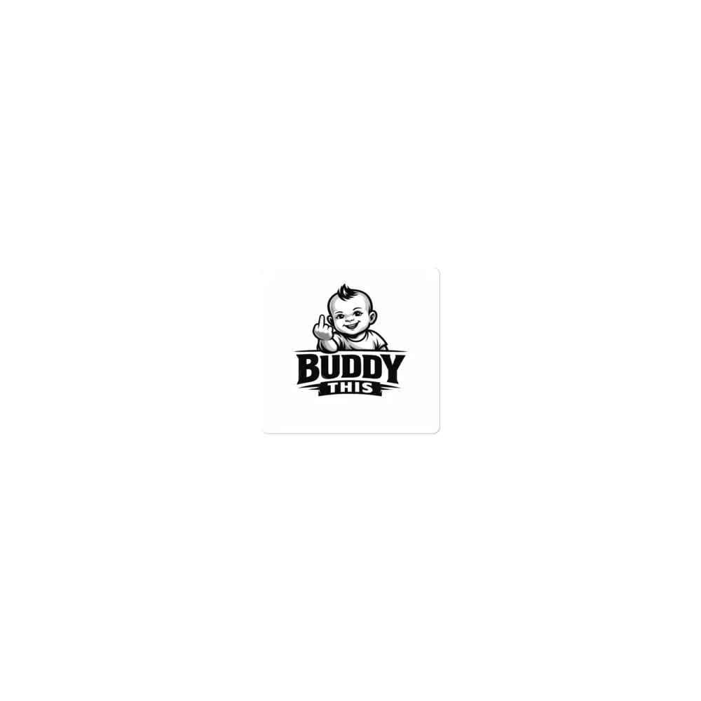 Buddy This Baby Finger Sticker