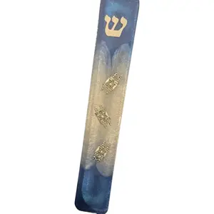 Large Mezuzah Case for Indoor and Outdoor Use - Decorative Case for Jewish Home Door - Religious, Ornaments