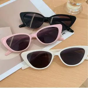 Unisex 3-Pack Vintage Small Frame Cat Eye Stylish Sunglasses, Classic Tawny Tinted UV400 Protective Lenses, Outdoor Glasses for Daily Outfits & Travel