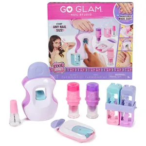 GO GLAM Nail Studio Stamper Toy with Nail Polish Applique Designs