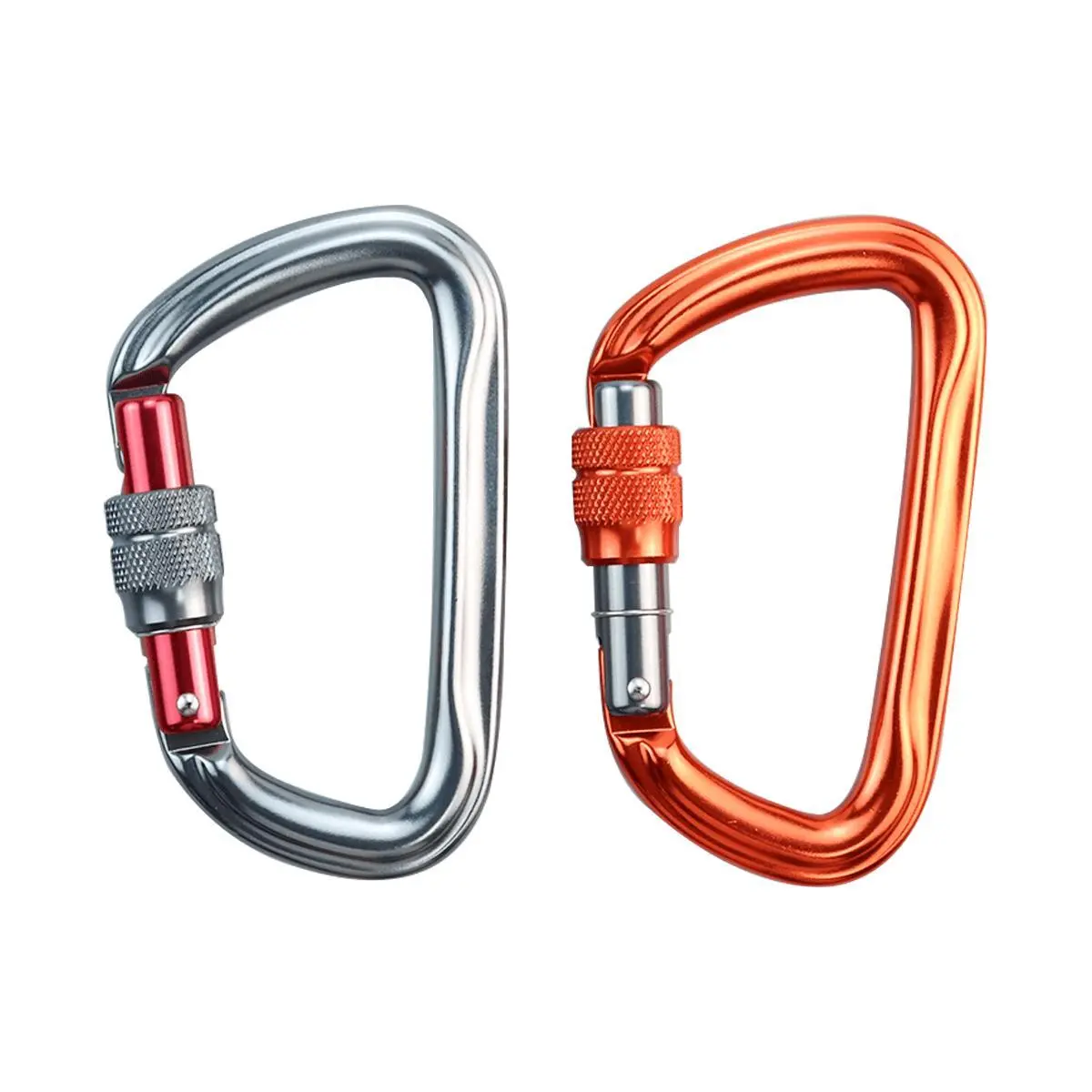 35KN Thread locks, Heavy Duty D-ring Locks,Spring Hook,Nut Spring Clips,automatic locking Nut spring buckle Outdoor Gear