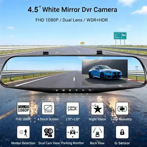 Dual Camera Car Dash Cam, HD Dash Camera, Front Rear Dashcam, 4.19 Inch IPS/oled Front/rear Recording, Loop Recording, Night Vision, Easy Installation, Driver Side Parking Monitor