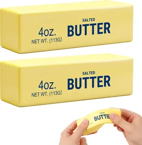 Butter Squishy-Squeeze Squishies Toys, 2-Pack Classic & Novelty Toy for Kids