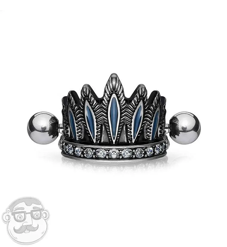 16G Headdress Helix - Cartilage Barbell