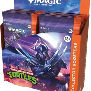 Magic: The Gathering Teenage Mutant Ninja Turtles Collector Booster Box 12 Packs Collectible Trading Card Game with Unique Cards and Foils