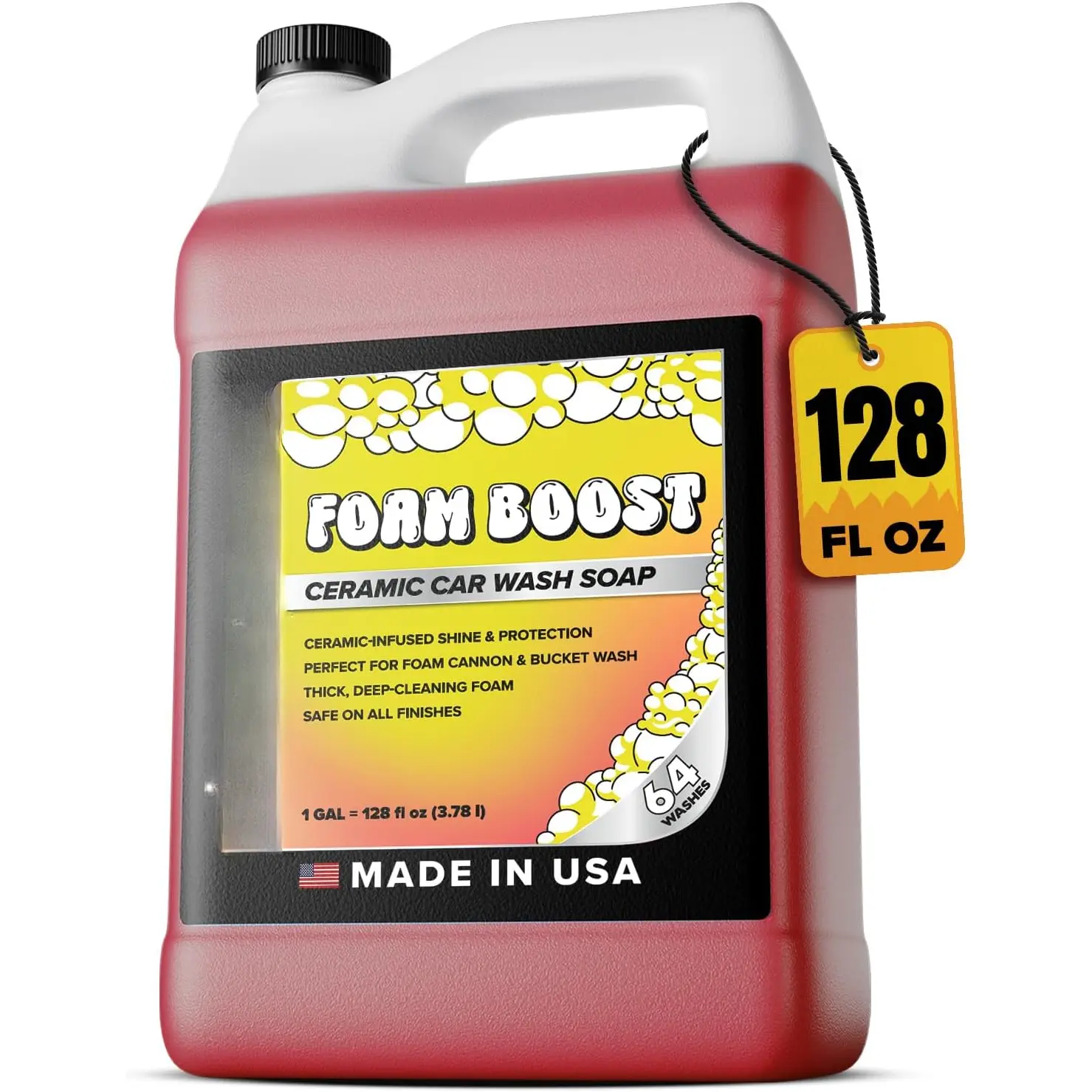 Boost Off-Road & ATV Wash Soap - Heavy Duty pH-Balanced  Wash for , UTVs, RVs & Dirt Bikes - Quick Rinse, No  - Works with  Cannons,  & Buckets - 1 Gallon