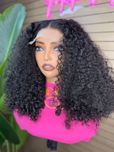 5x5 curly wig 300density pixie curly