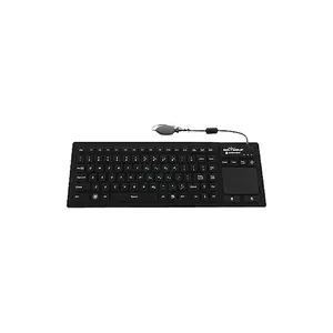 Seal Shield  Seal Touch Glow Silicone Wired Backlit Keyboard
