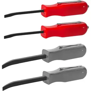 Swiilpo Pocket Pry Bar Set, Mini Pry Bar with Magnet Top and Pocket Clip, 4.5" Small Pry Bar for Home Office, Car Repair Gadgets, Electronics and Mechanics RepairQuesear