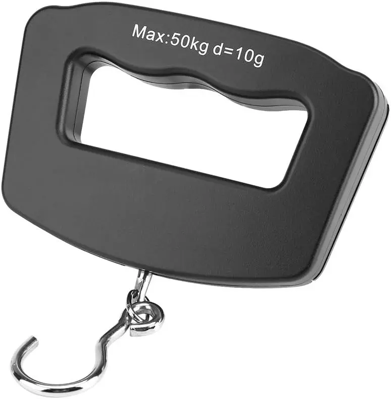 Portable Electronic Luggage Scale, Digital Luggage Scale with Backlight Display, Handheld Weighing Tool with Handle for Travel, Home, Office, Electrical, Heavy Duty, Hardware