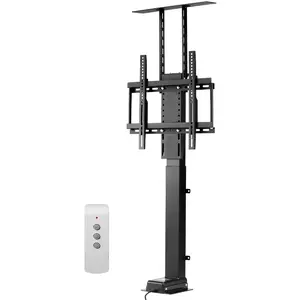 VEVOR Motorized Ceiling TV Mount, TV Wall Mount for 32 to 65 Inch TV, Electric Adjustable Ceiling TV Mount, Motorized Flip Down TV Mount Bracket with Max VESA 24x 24 in, Fits TVs Up to 88 lbs