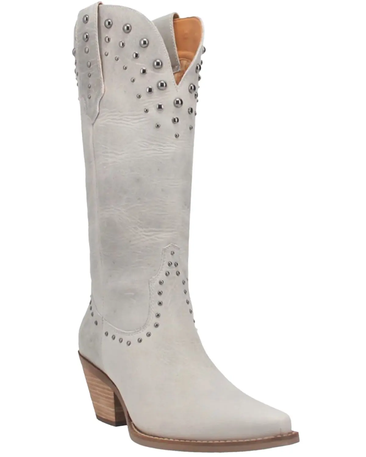 Dingo Women's Women'S Talkin Rodeo Western Boot Snip Toe - Di585-Off White