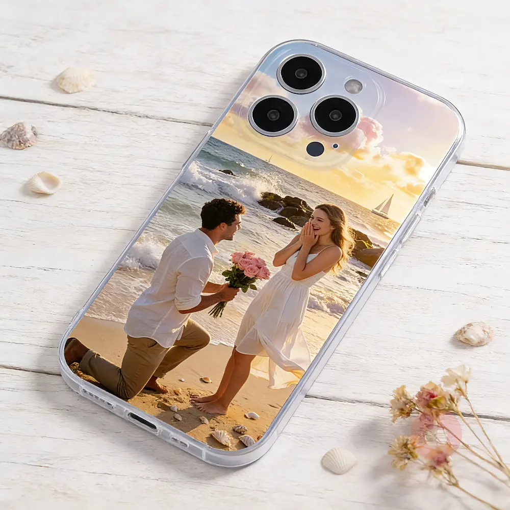 Custom Photo Phone Case – Please Send Image After Purchase.Custom Pictures Phone Cases for iPhone 17/16/15/14/13/12/11 Pro/Max/Plus, Personalized Phone Case, & Scratch-Resistant Thin, Light and Soft Material, Clear Case.