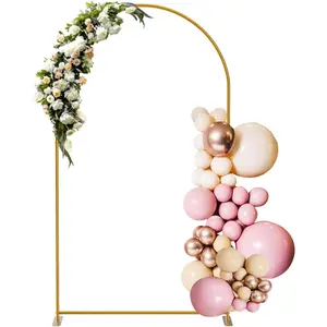 Quick Assembly 7.2FT Arch Backdrop Stand for Parties, Balloon Arch Stand, Wedding Arch Backdrop Stand, Lightweight & Sturdy for Birthday, Gradutation, Birdal Shower,  Shower, Anniversary, Wedding,  Year