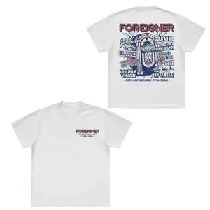 Foreigner 1976–2026 50th Anniversary Shirt – Classic Rock Jukebox Graphic T-Shirt Men’s  Women’s Tops