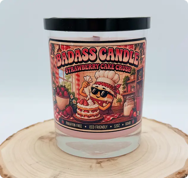 Strawberry Cake Crush Candle