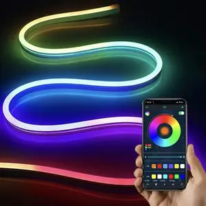 USB Plug-in LED Strip Light, RGB Color Changing LED Light with APP Control, RGB Light Effect, Music Sync Color Changing LED Light Strip for Home Decor, Led Rgb Lights, LED Lighting