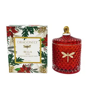 Bella Red & Gold Candle - Noel Scent Holiday Gift