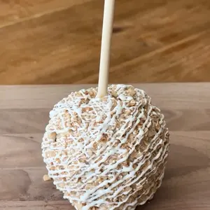 White Chocolate Brittle Caramel Apple