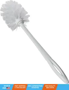Rubbermaid Commercial 15 Inch Toilet Brush, Toilet Bowl-Cleaner for Bathroom, Scrub Brush for Toilet