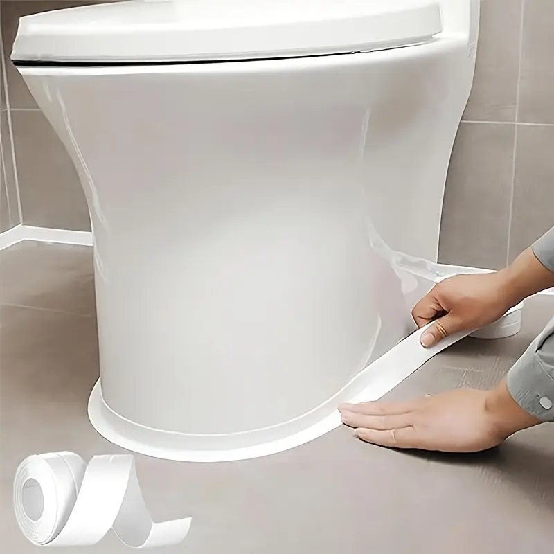 2pcs Kitchen Mold-Proof Waterproof Sealing Tape, Moisture Proof Sink Gap Filler, Toilet Seal Strip, Wall Corner Adhesive Tape, Durable Adhesive, Moisture Resistant, Kitchens and Bathrooms