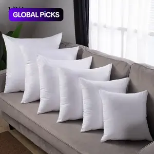50cmx50cm Comfortable Pillow Insert, Fits 45cm Cushion Cover, 1/2/4pcs Square Pillows, Sofa Backrest, Non-Woven Fabric #GLOBAL PICKS