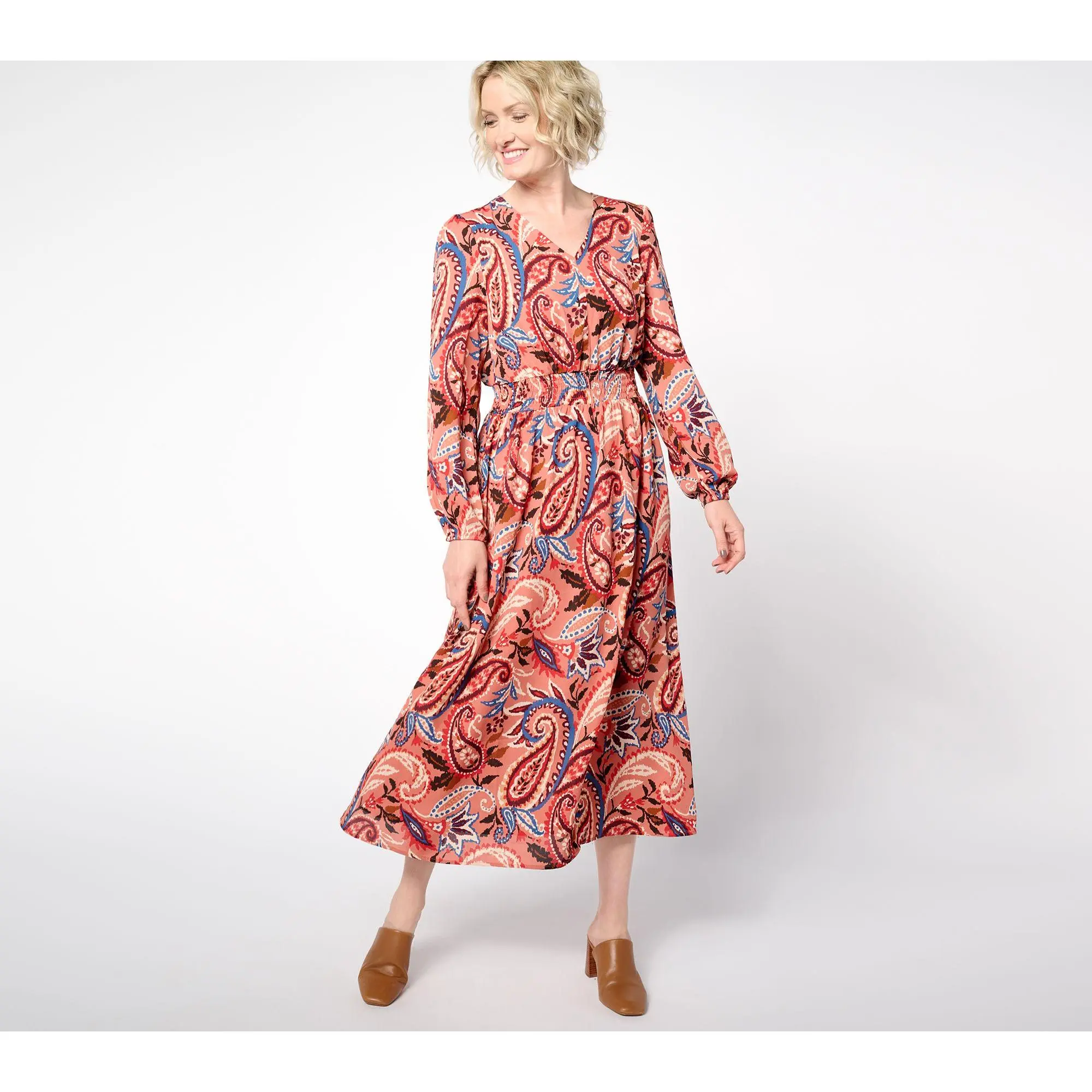 Belle Boho by Kim Gravel Regular Rustic Paisley Dress