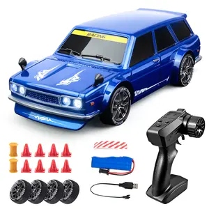 High-Speed Drift RC Car, 4WD Power Racing Car with LED Headlights & Wireless Remote Control Transformable RC Easter Car Set