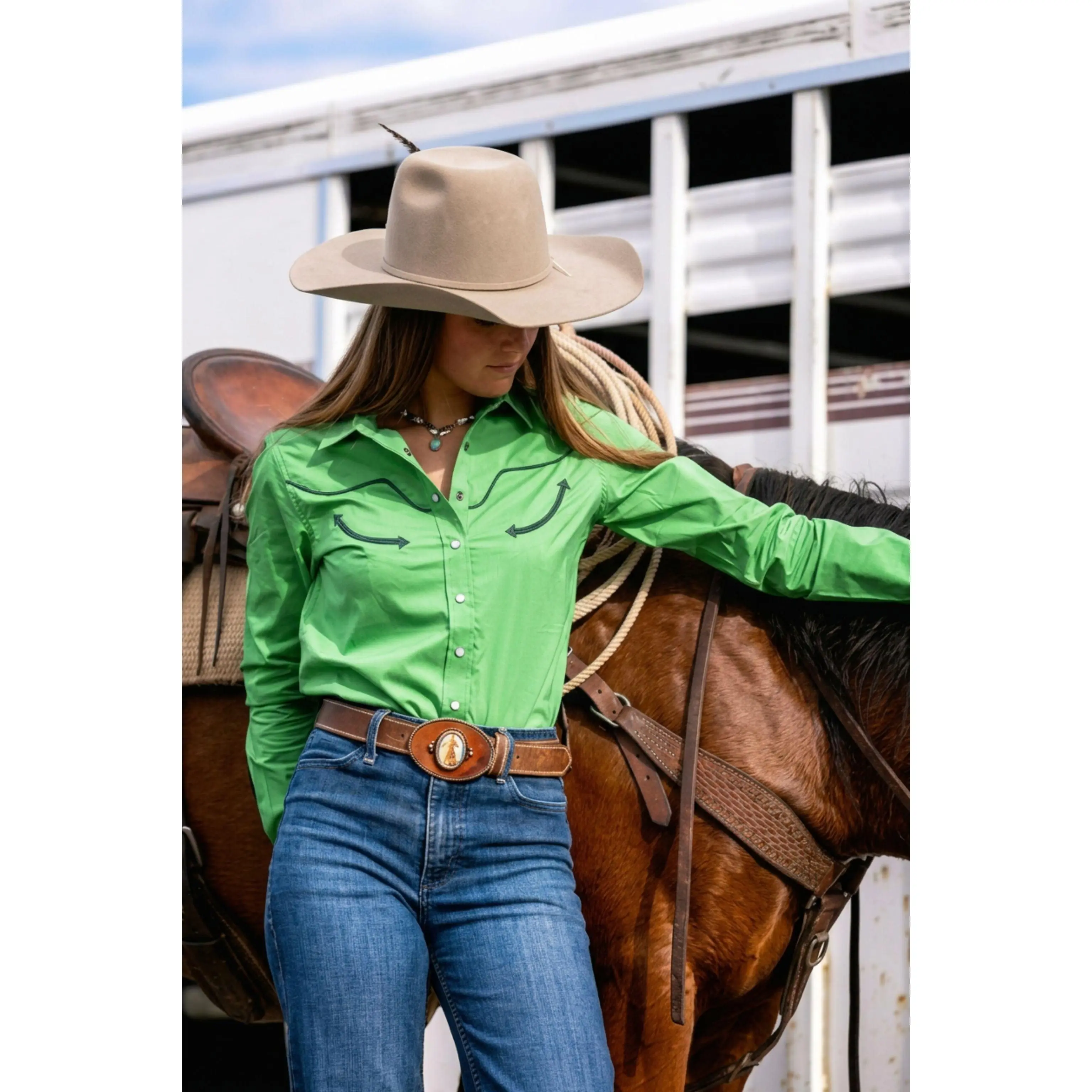 Logo Horn Blouse