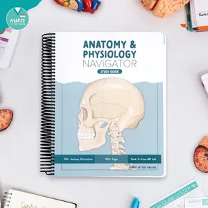 Anatomy & Physiology Study Guide 2026 Spiral Bound | A&P Notes Book for Nursing Students, Body Systems, Cells, Tissues, Exam Prep