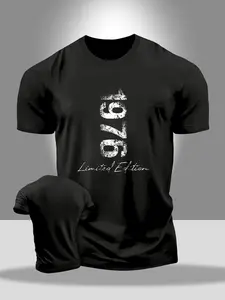 Men's '1976 Limited Edition' Vintage T-Shirt – Distressed Retro Graphic Tee, Casual Streetwear Short Sleeve Top