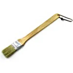 212 MAIN Classic Wood Handle Basting Brush for Grilling and Pastry, Essential Home Baking Supplies with Hanging Loop