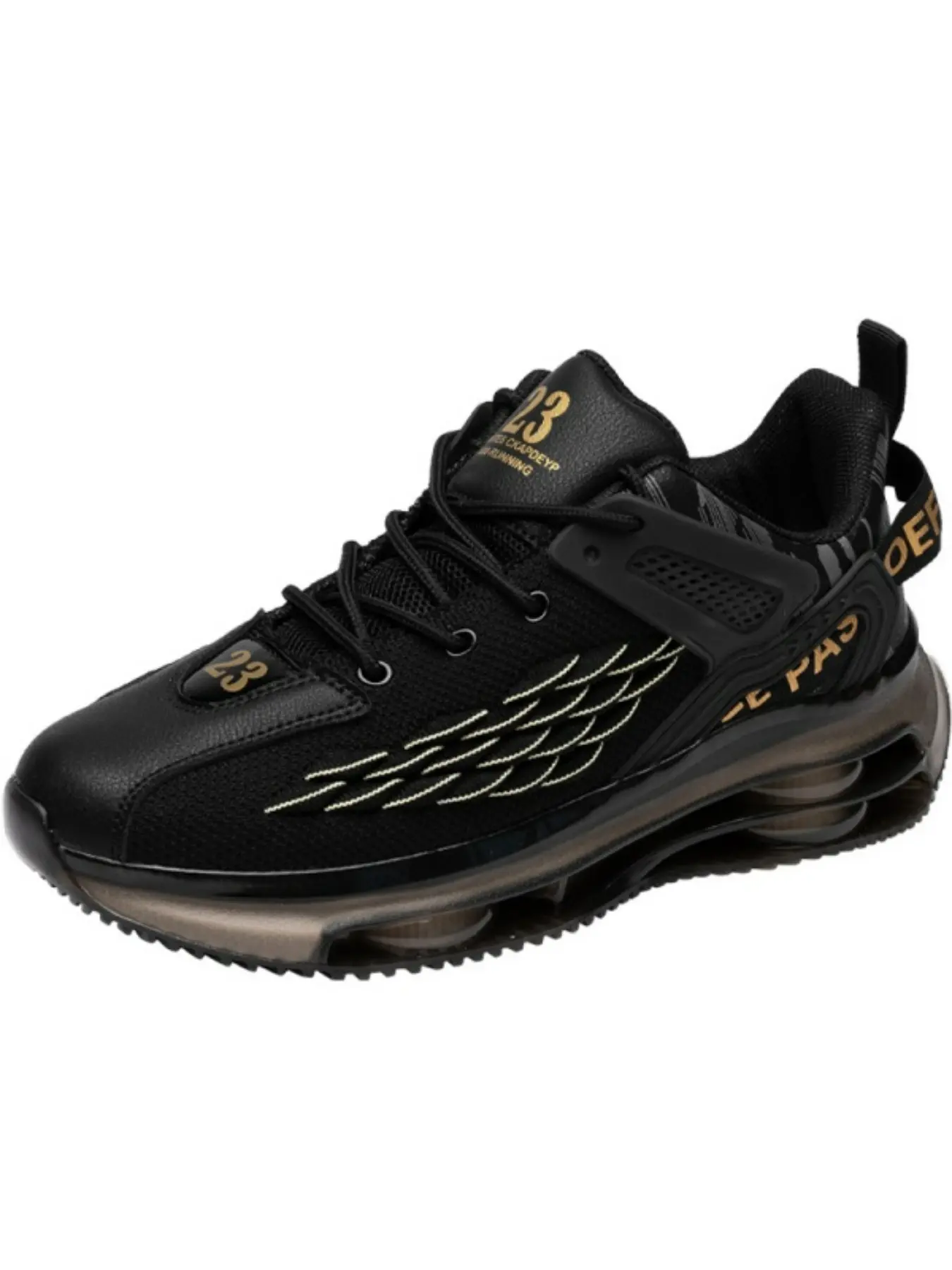 Men's Road Running Shoes with Carbon Fiber Board Technology, Lightweight Shock Absorption, Anti-Slip Sole, Breathable Design