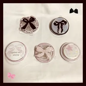 Bow Shaped Magnetic Bracket Cute Phone Airbag Back Sticker Strong Suction Magsafe Desktop Support Bracket