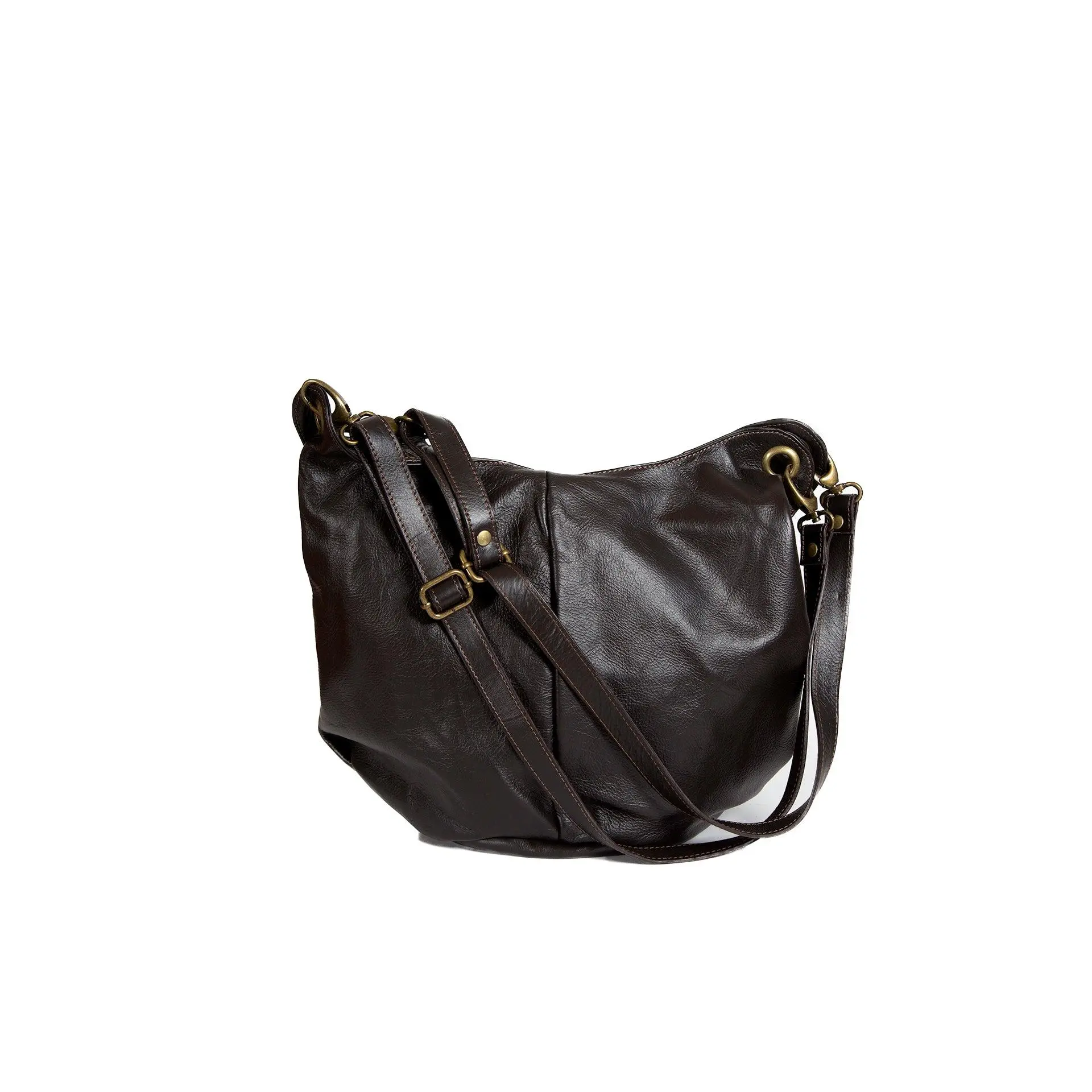 Artemisia "IL FIORE" Full Grain Italian Leather Hobo Bag