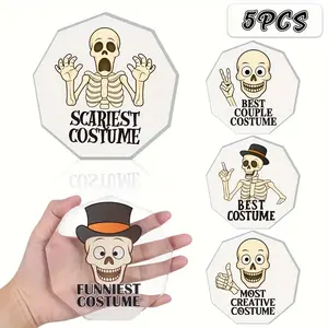 Halloween Acrylic Trophy Set, Fun Competition Awards, Pumpkin Winner Party Medals, Home Decor, Kitchen Supplies, Statue Figurines