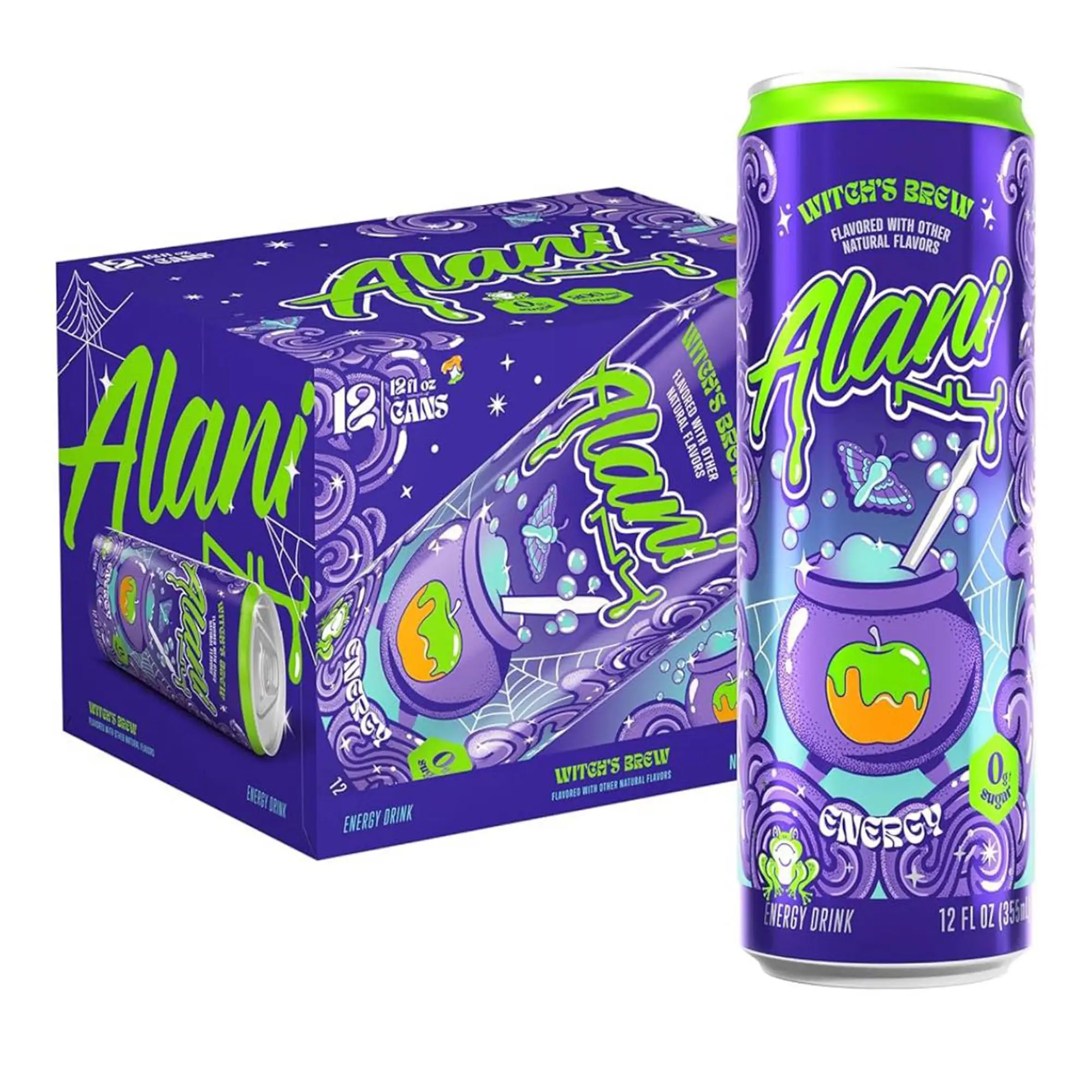 Alani Nu Energy Drink - Naturally Flavored 0g Sugar 200mg Caffeine (Case of 12) Beverage Sport