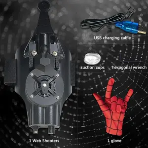 Ml Legends Fully Automatic Peripheral Spiderman Web Shooters Spider Silk Launcher Rope Device Cosplay Toys Props Gifts Toys