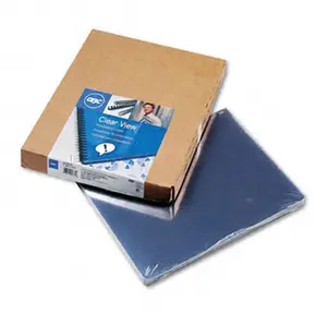 212 MAIN Presentation Binding System Cover - 11.25x8.75 in, Spill-Proof, 100 per Box, Transparent View Design