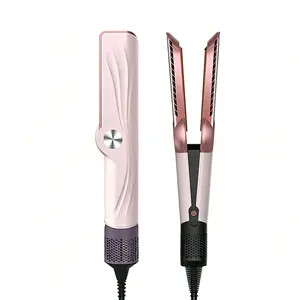 Vanyin Straightener 2-in-1 Wet-to-Dry Blow Dryer & Straightener with LCD Display Adjustable Temperature Fast-Heating High-Speed Airflow 200 Million Negative Ions for Salon-Quality Hair 1A-3C Medium-to-Long Hair Care