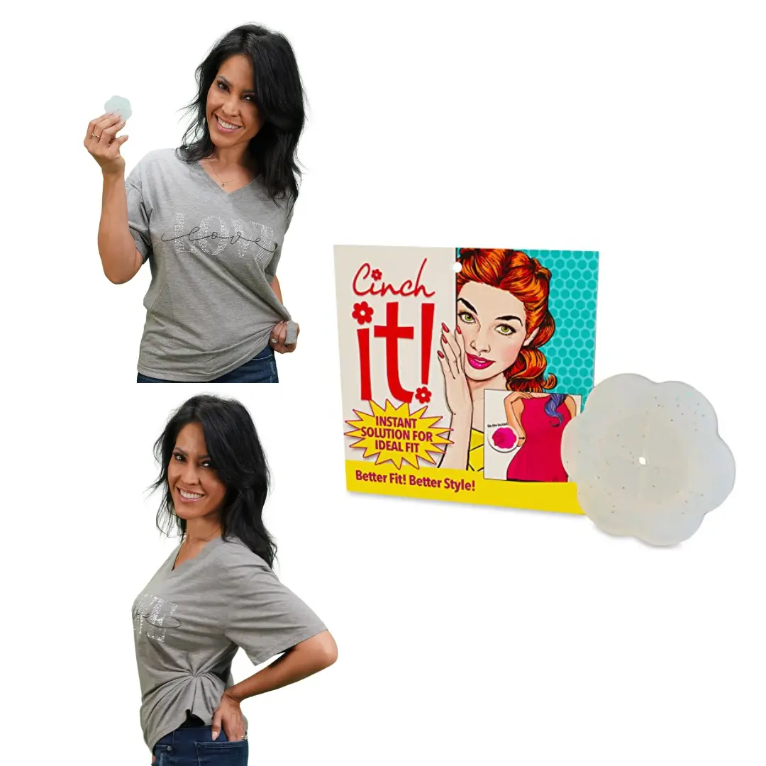 Big Cinch It Women’s Clothing Cinch Clips (1 Big) - Perfect Dress Cinch Clip & T-Shirt Cincher Clip & Shawl or Scarf Clasp