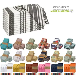 Ruvanti 6 & 12 Pcs Cotton Napkins for Weddings Christmas & Thanksgiving  Soft Washable & Absorbent Cloth Napkins 18x18 Inches Cotton Napkins in Bulk  Soft Cotton Dinner Napkins for Dinner Party Event Table Decoration