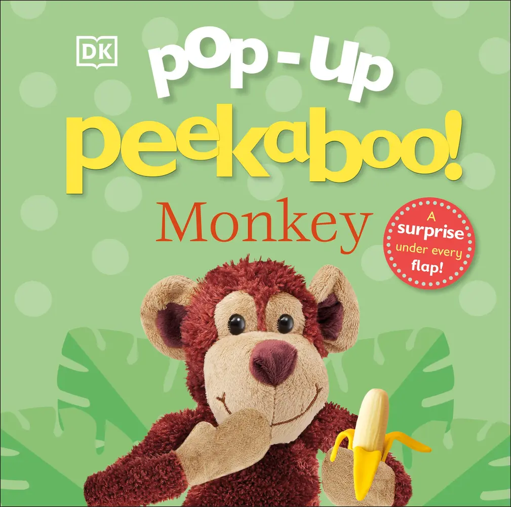USED Book - Pop-Up Peekaboo! Monkey: A Cheeky Surprise Under Every Flap! by DK (Board book) - english