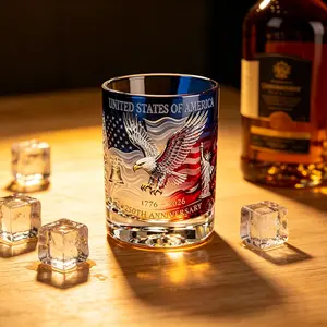 Men's Personalized  Glass Creative Design Clear Drinkware Everyday Home Bar Accessories Party Celebration Birthday Present Father's Day Gift