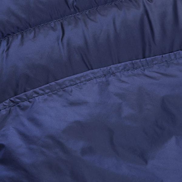 Men's Lightweight Hooded Down Jacket - Navy Blue Packable Puffer Coat, Ideal for Everyday & Outdoor Winter Warmth