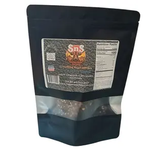 Everything Bagel & Soy Handcrafted Beef Jerky – Savory Salty High‑Protein Snack with Sesame, Garlic, Onion, Umami‑Rich Small‑Batch Flavor, Perfect for Snacking, Road Trips, Lunches, and Protein Lovers