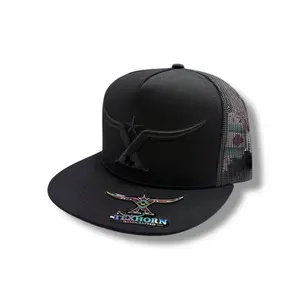 TexHorn Hat - Blackout Longhorn