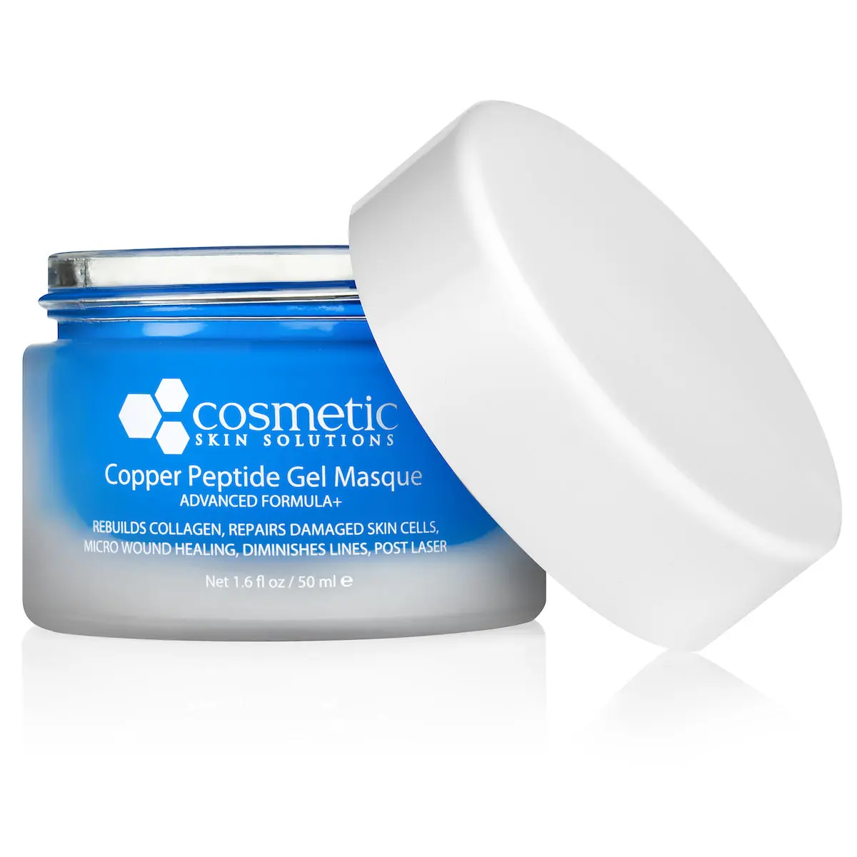 Copper Peptide Gel Masque | GHK-Cu Hydrating Face Mask | Anti-Aging Skin Repair Treatment | Boosts Collagen, Firms Skin & Smooths Fine Lines | Hyaluronic Acid & Vitamin B5