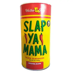 Walker & Sons Slap Ya Mama Cajun Seasoning 16 Oz Shaker Hot Flavor Spice Pepper Powder Spicy Garlic Mix Original Blend