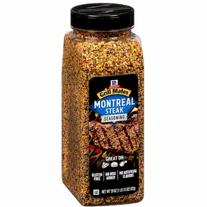 McCormick Grill Mates Montreal Steak Seasoning, 1 lb 13 oz Spice with Rich Flavor